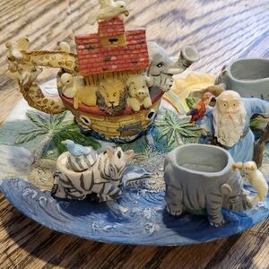 Noah's Ark Animal Figurine Set